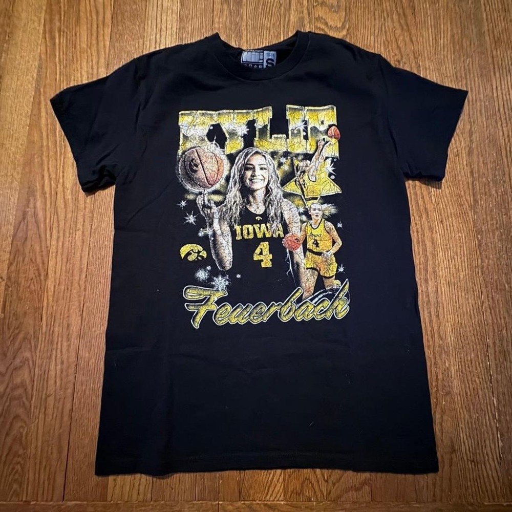 Official Kylie Feuerbach Iowa Hawkeyes Women's Basketball NIL Store Graphic